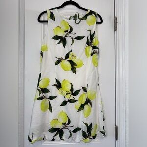 Lemon Scallop Dress
